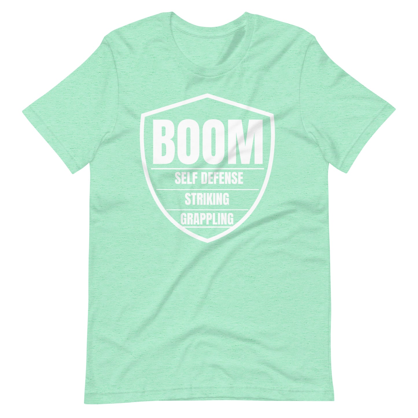 White Belt Boom Shield Unisex t-shirt