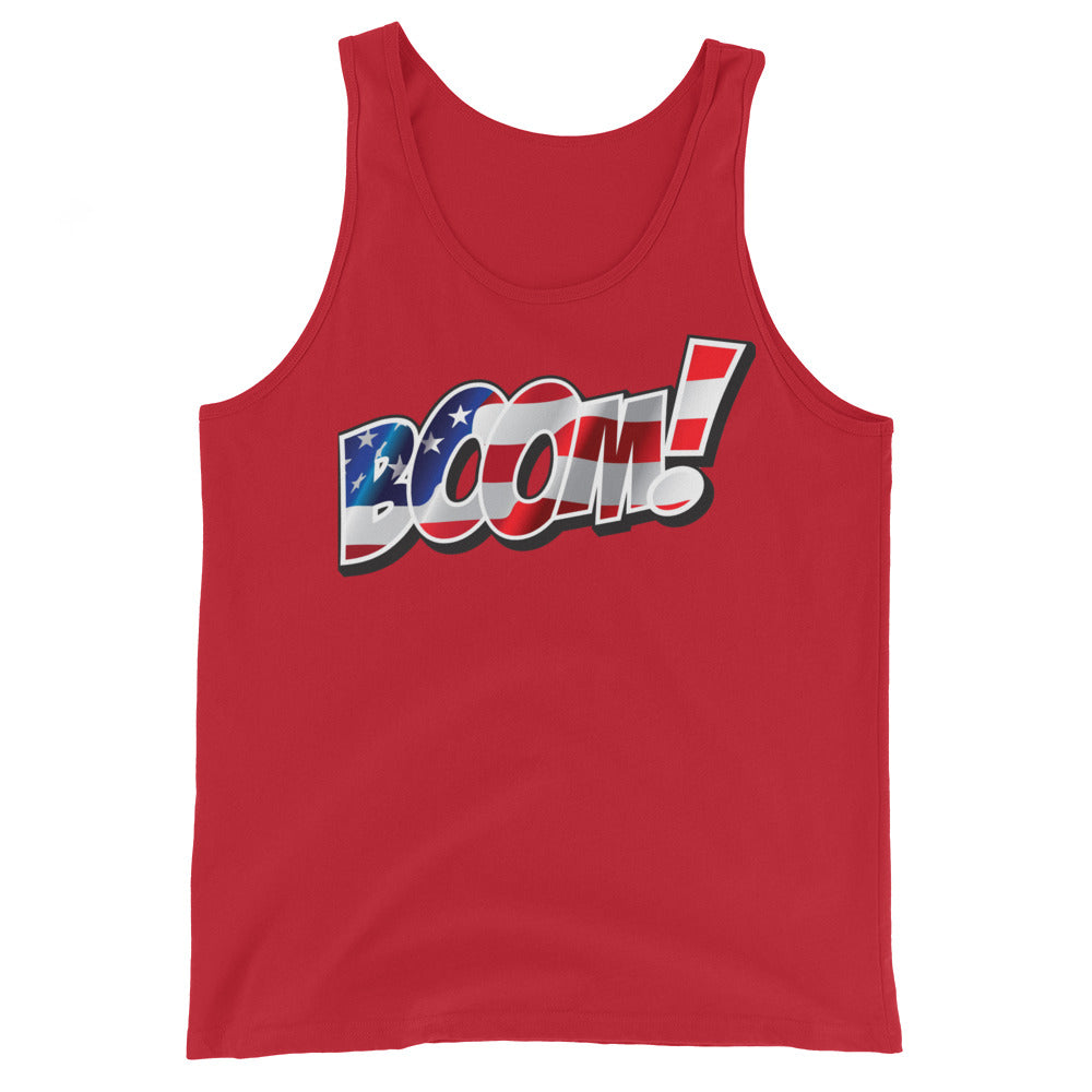 Boom US Flag Men's Tank Top