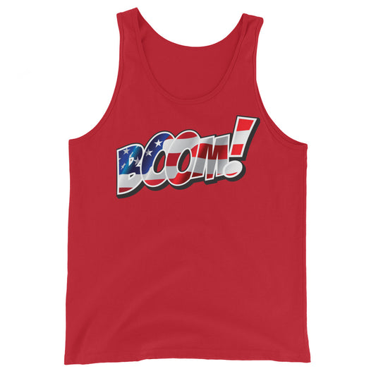 Boom US Flag Men's Tank Top