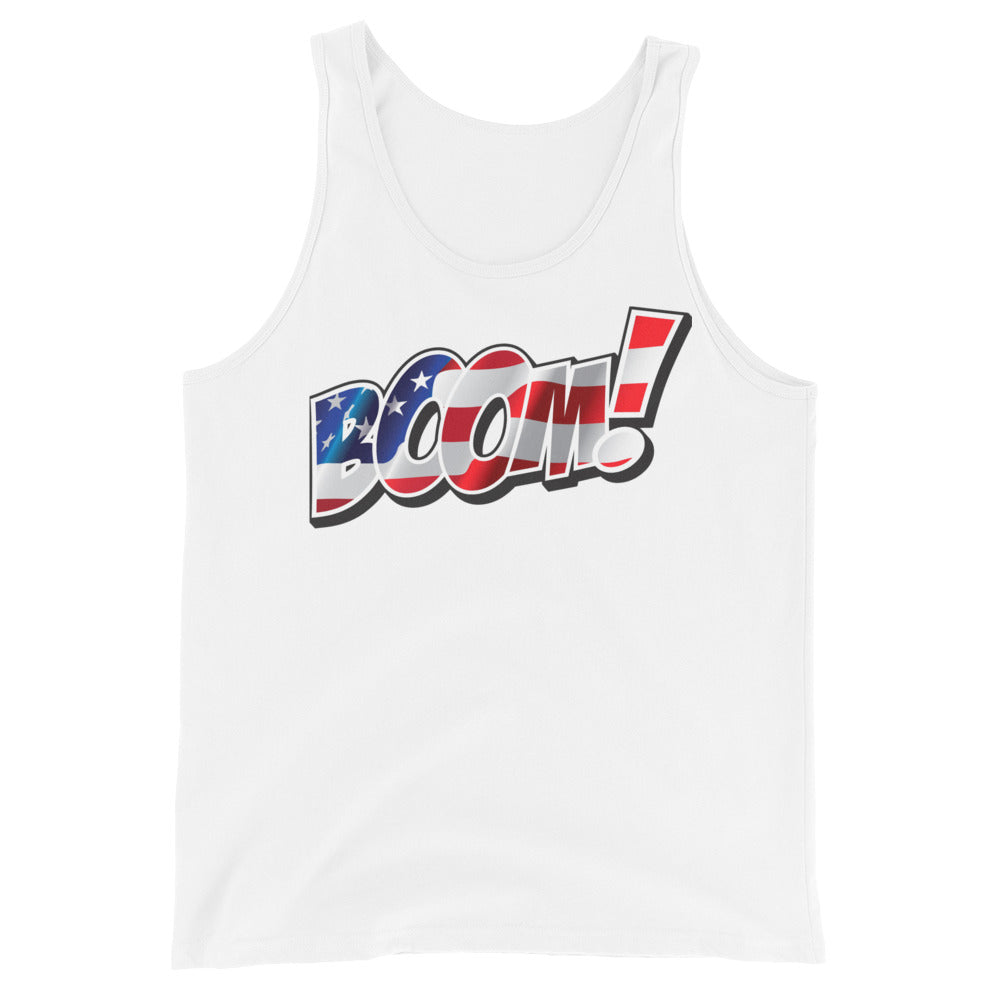 Boom US Flag Men's Tank Top