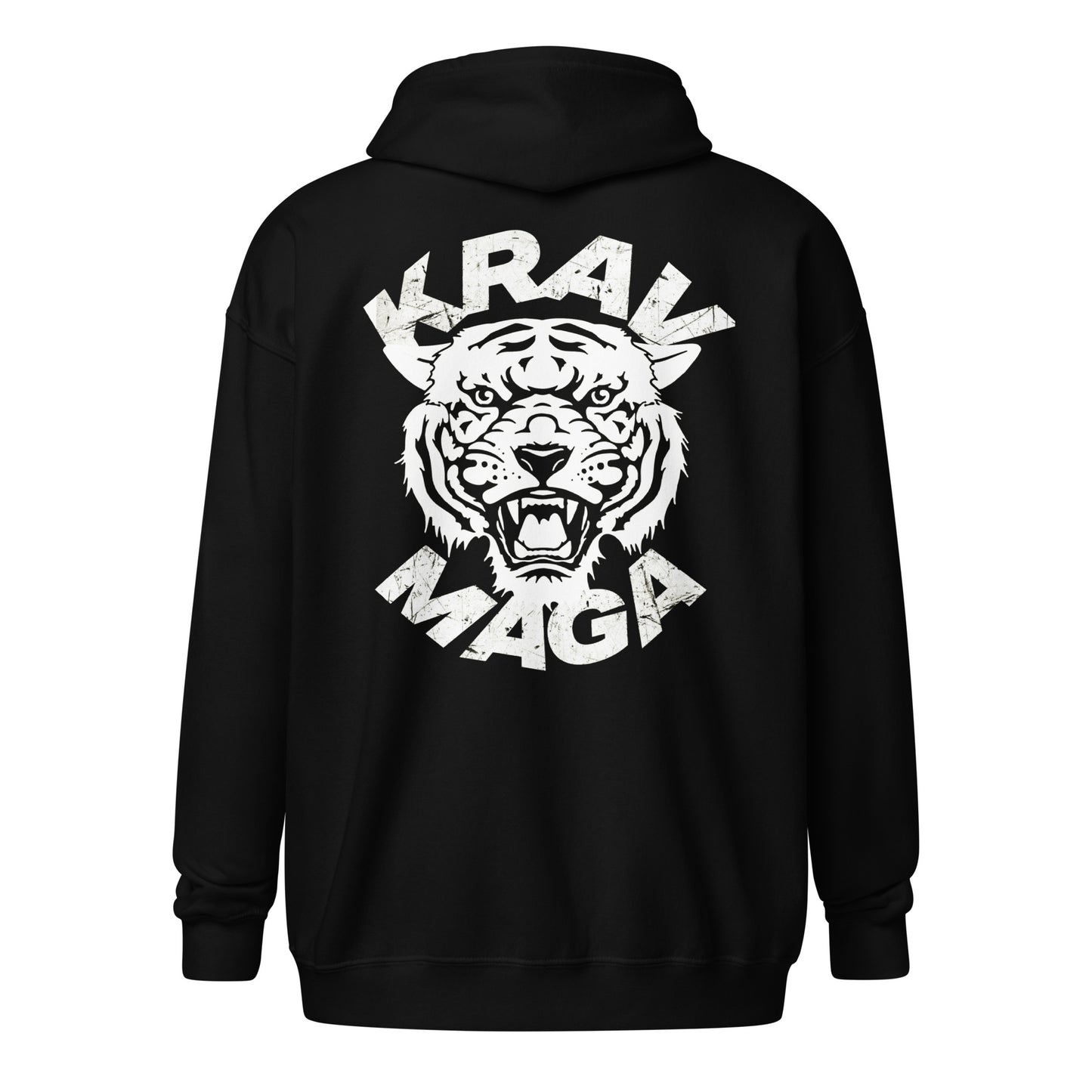 Krav Maga Tiger Unisex heavy blend zip hoodie(Runs about 2 sizes small)