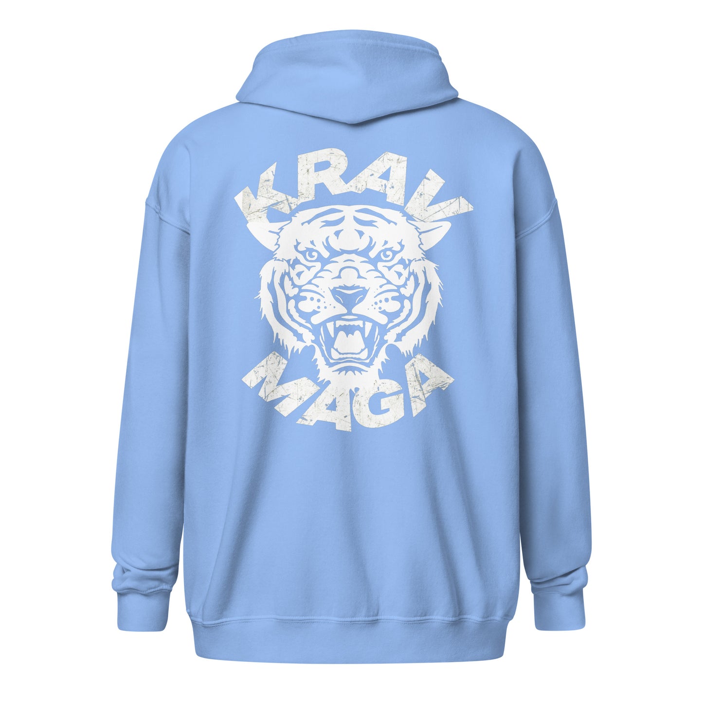 Krav Maga Tiger Unisex heavy blend zip hoodie(Runs about 2 sizes small)