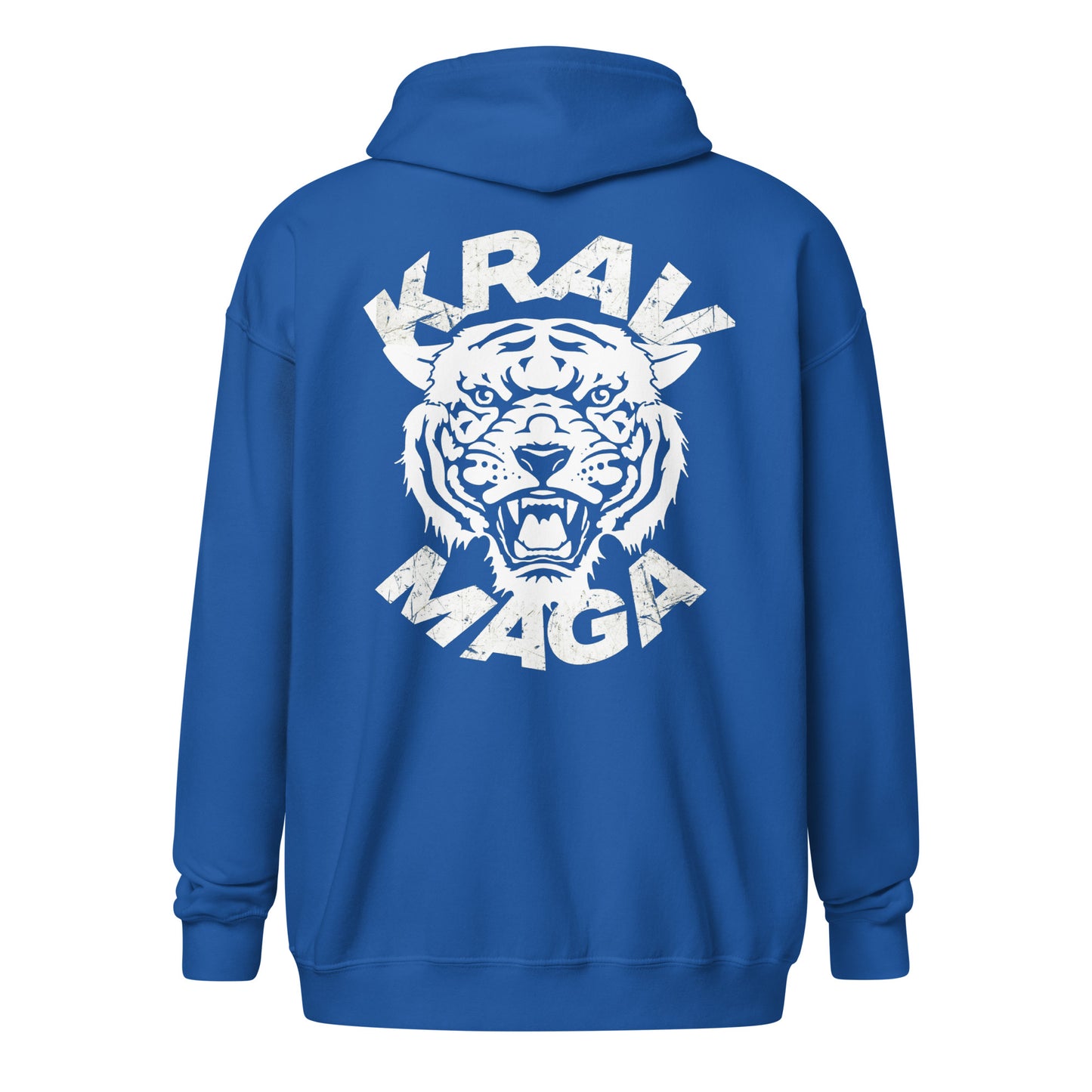 Krav Maga Tiger Unisex heavy blend zip hoodie(Runs about 2 sizes small)