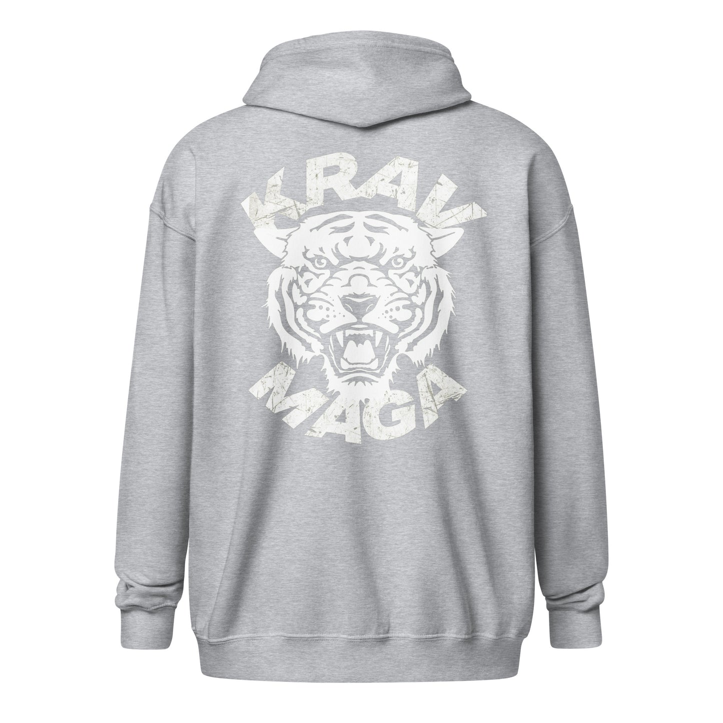 Krav Maga Tiger Unisex heavy blend zip hoodie(Runs about 2 sizes small)