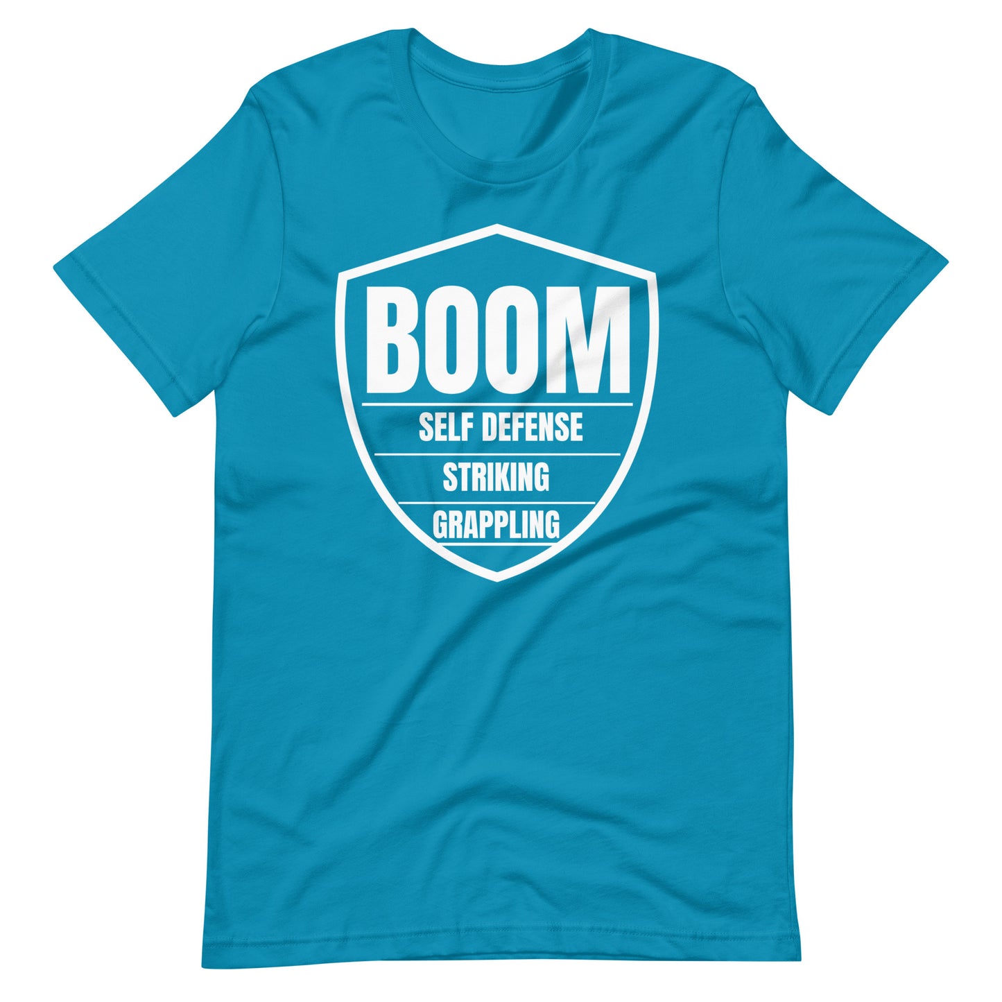 White Belt Boom Shield Unisex t-shirt