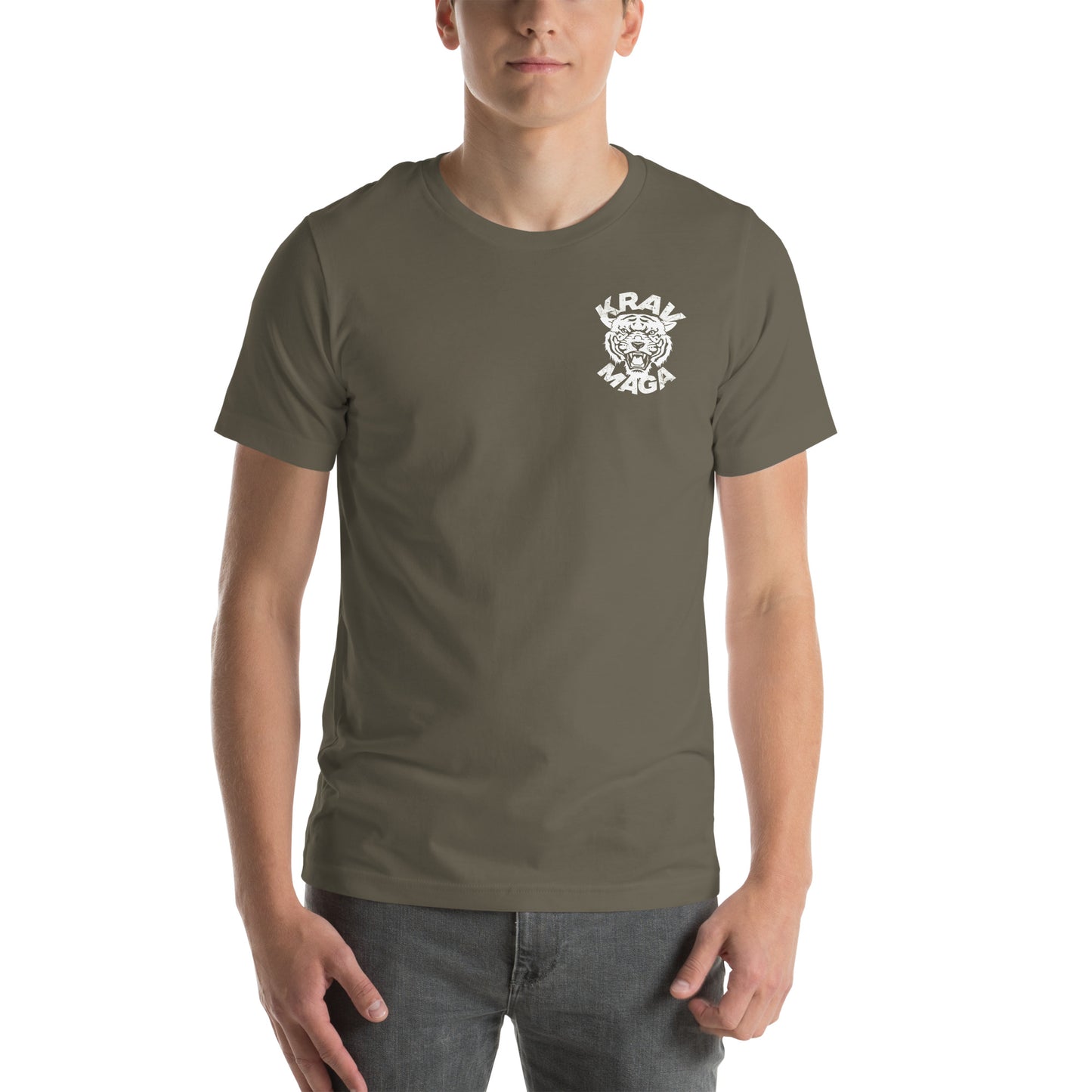 Krav Maga Tiger Small Logo Unisex t-shirt