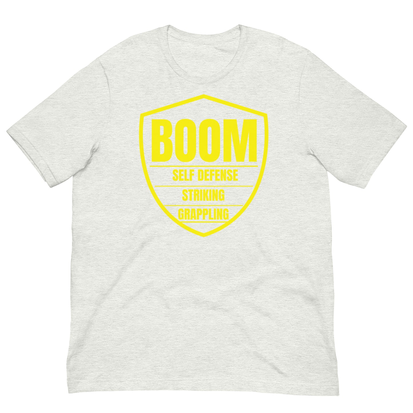 Yellow Belt Boom Shield Unisex t-shirt