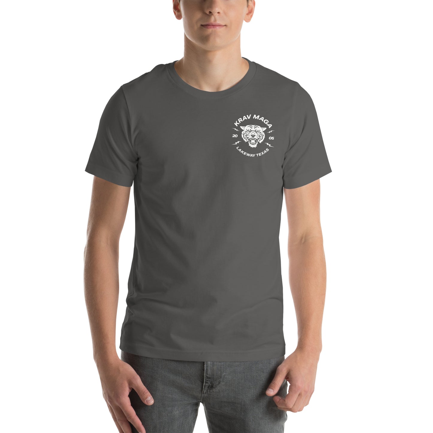 Krav Maga Tiger 2005 Small Logo Unisex t-shirt