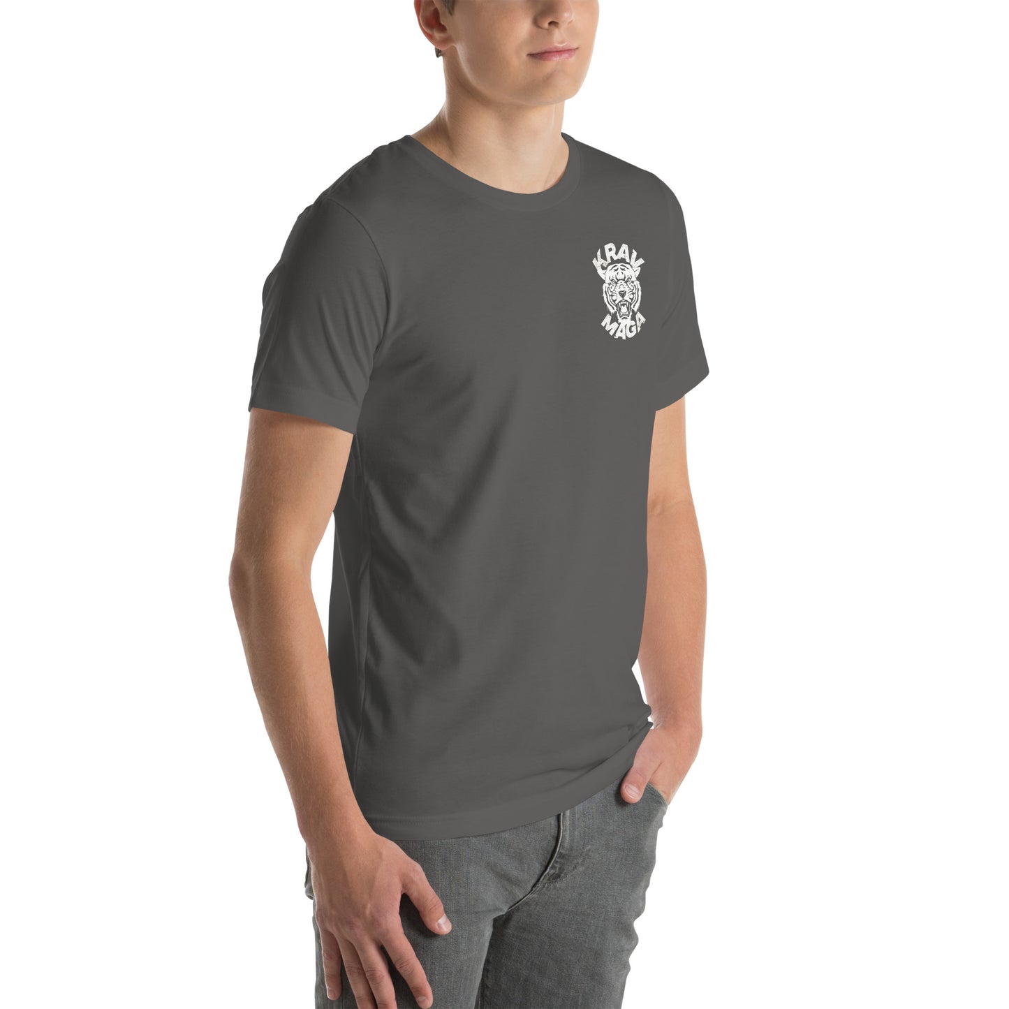 Krav Maga Tiger Small Logo Unisex t-shirt