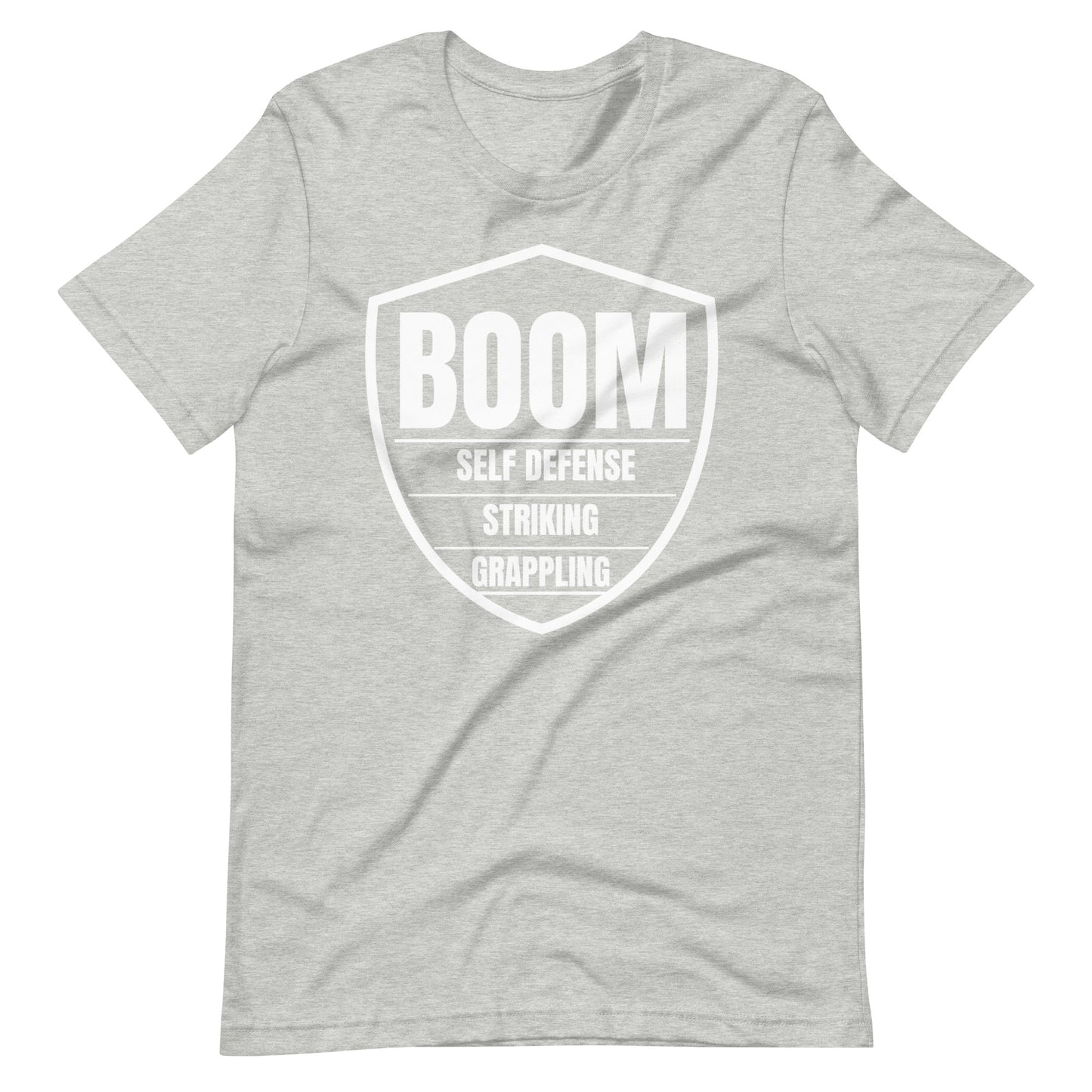 White Belt Boom Shield Unisex t-shirt