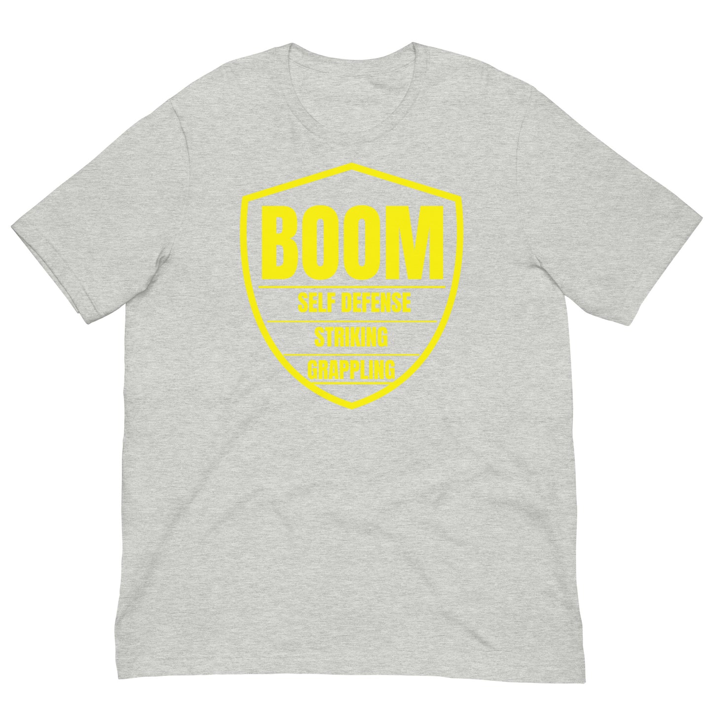 Yellow Belt Boom Shield Unisex t-shirt