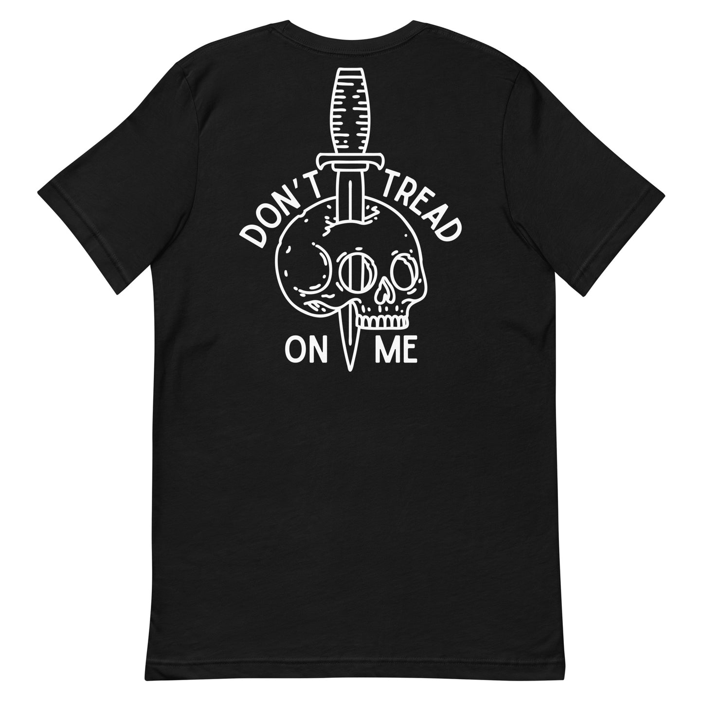 Don't Tread On Me Skull & Dagger Unisex t-shirt