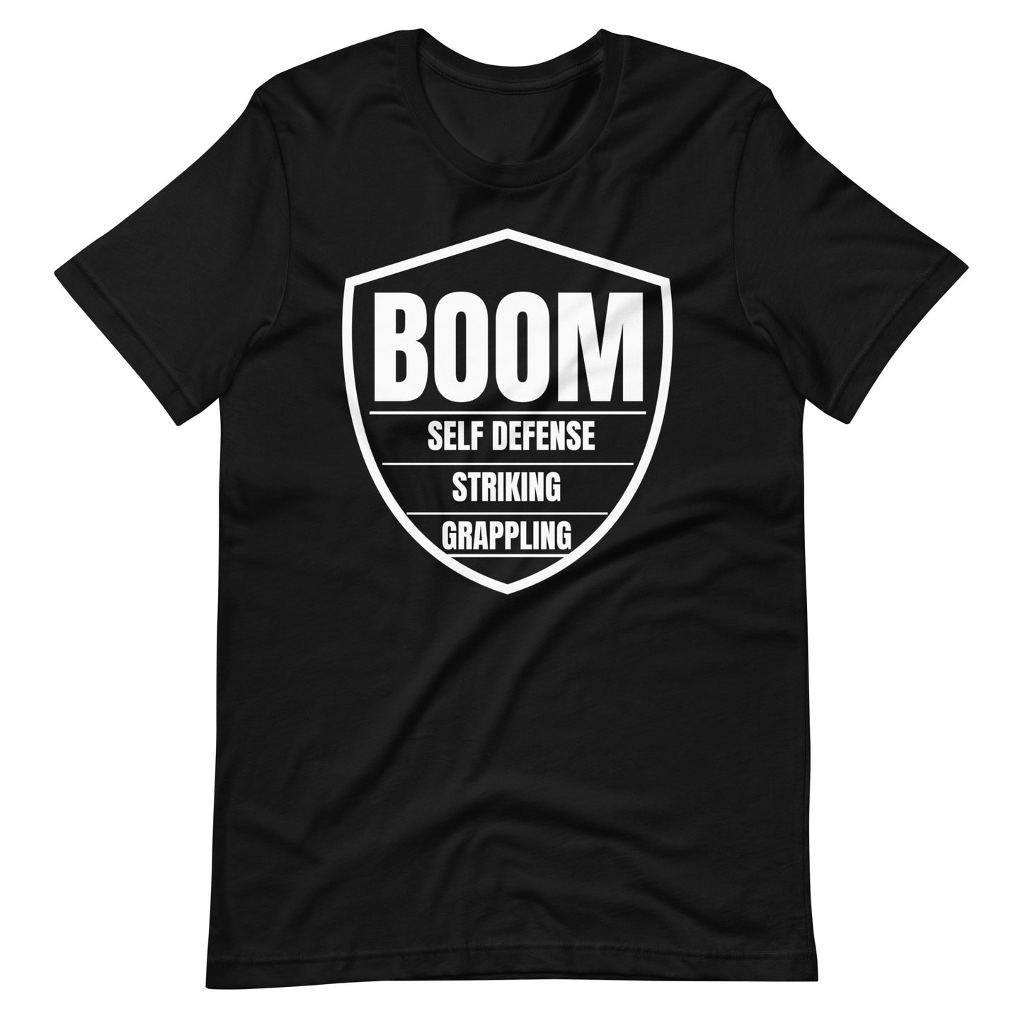 White Belt Boom Shield Unisex t-shirt