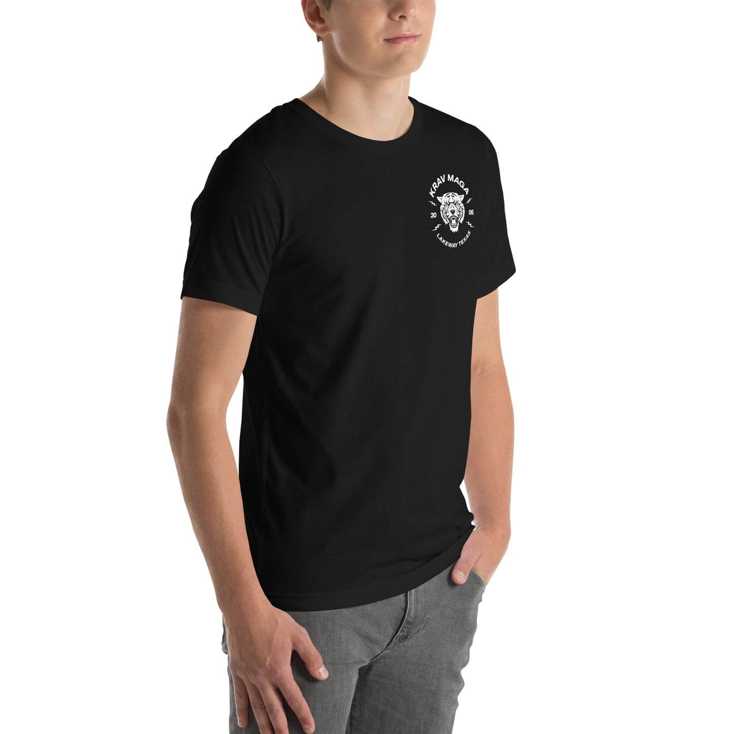 Krav Maga Tiger 2005 Small Logo Unisex t-shirt