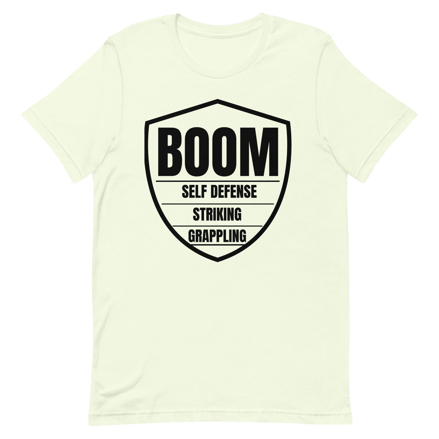 Black Belt Boom Shield Unisex t-shirt