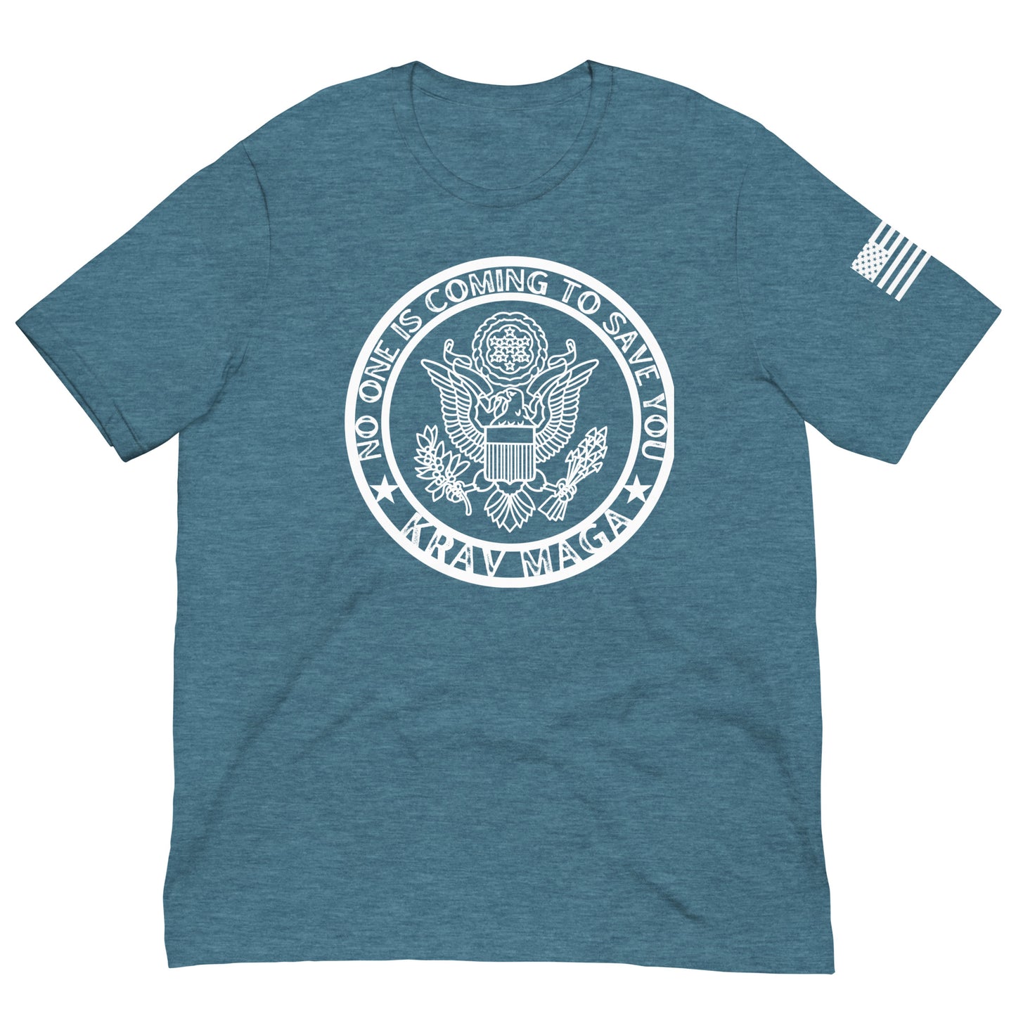 No One Is Coming USA Shield Unisex t-shirt