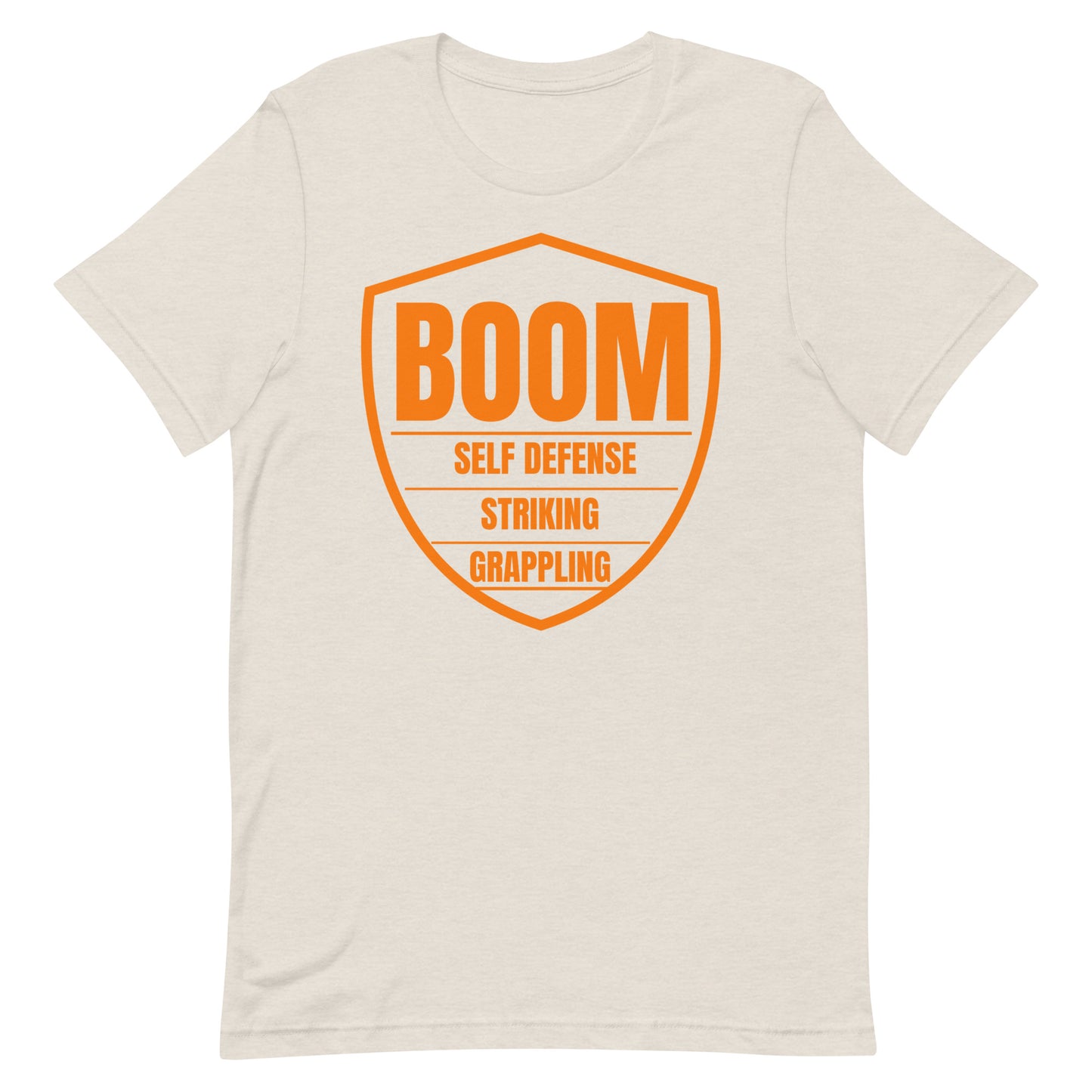 Orange Belt Boom Shield Unisex t-shirt