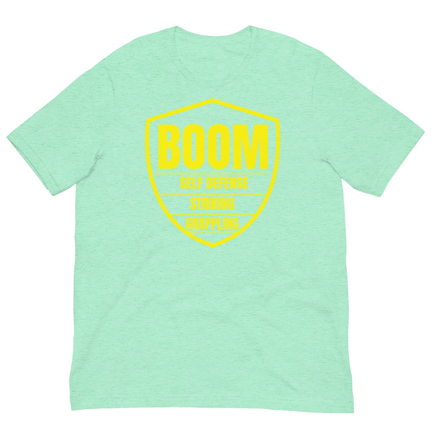 Yellow Belt Boom Shield Unisex t-shirt