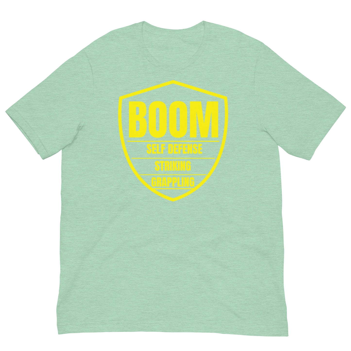 Yellow Belt Boom Shield Unisex t-shirt