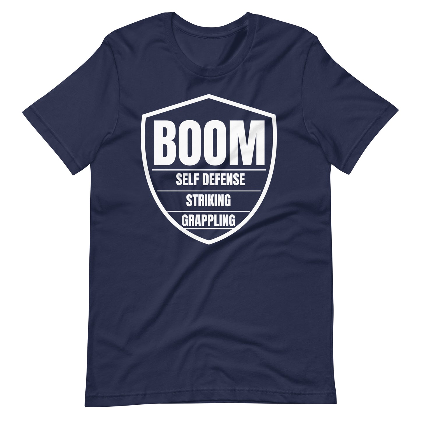 White Belt Boom Shield Unisex t-shirt