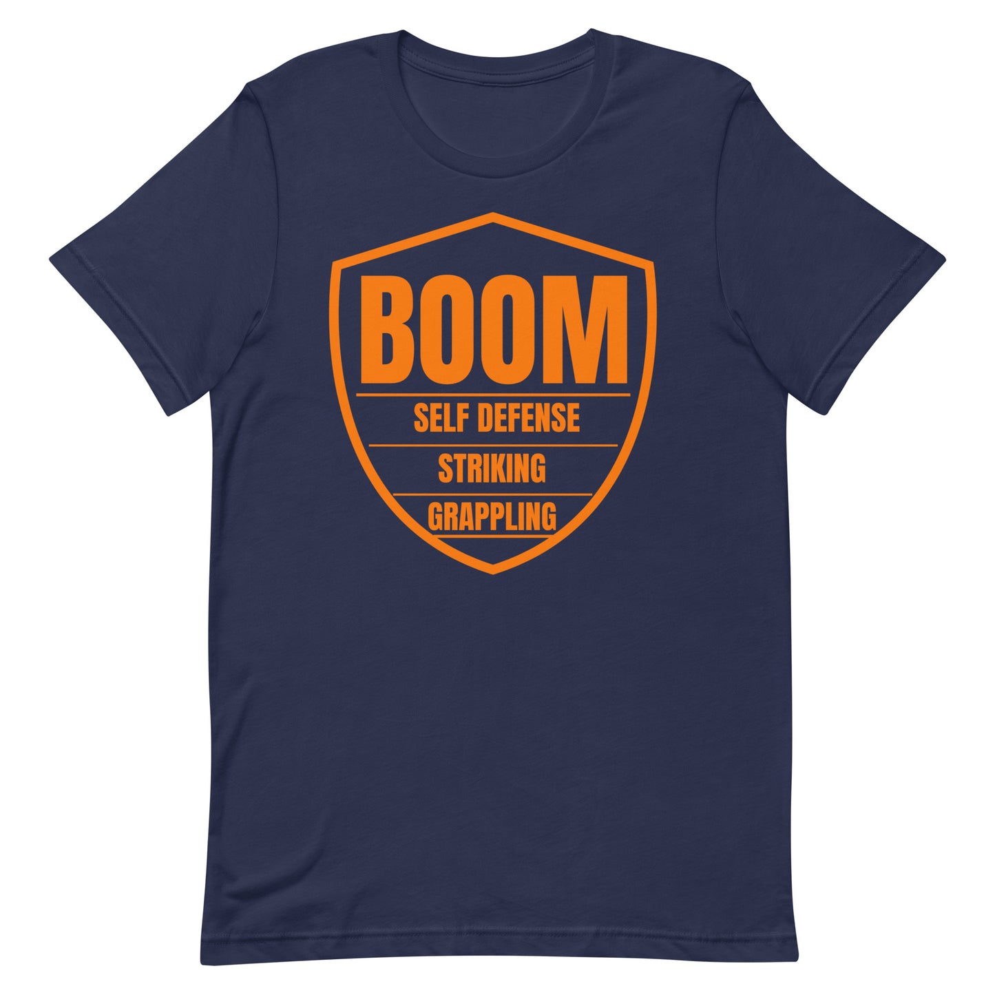 Orange Belt Boom Shield Unisex t-shirt