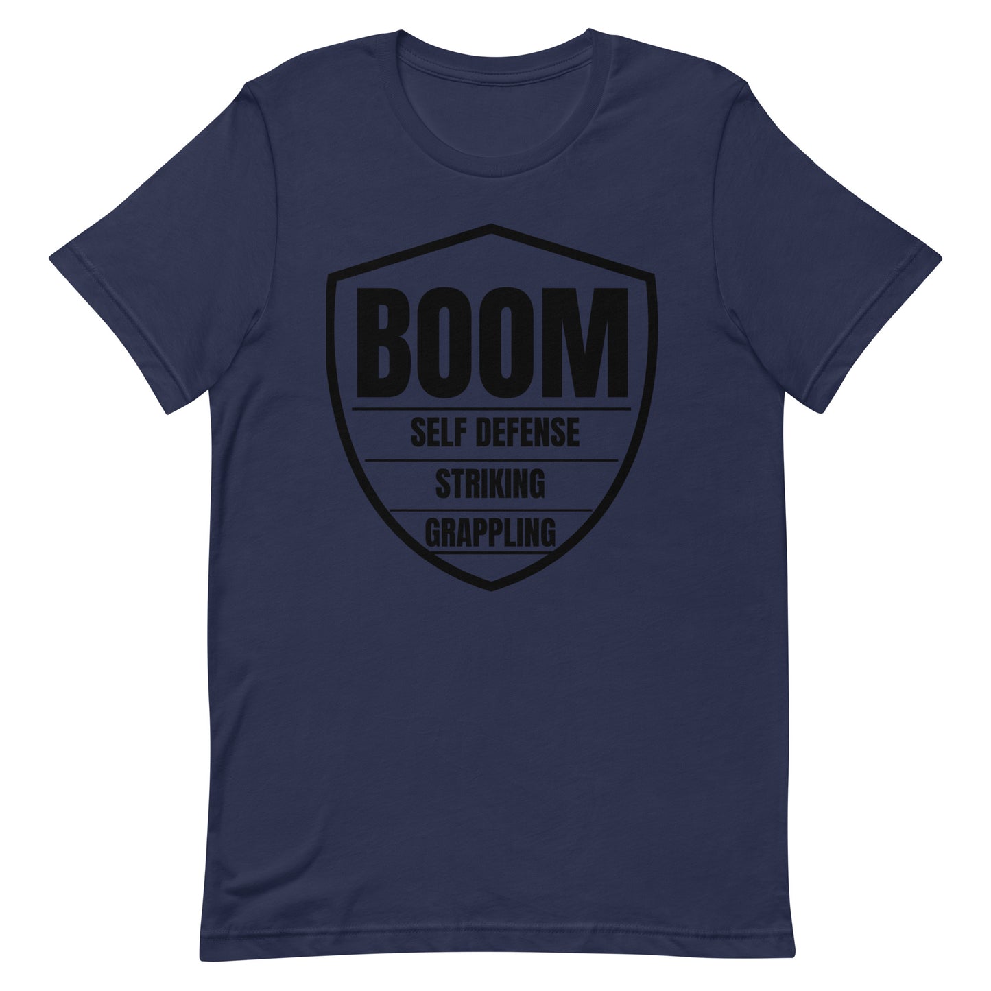 Black Belt Boom Shield Unisex t-shirt