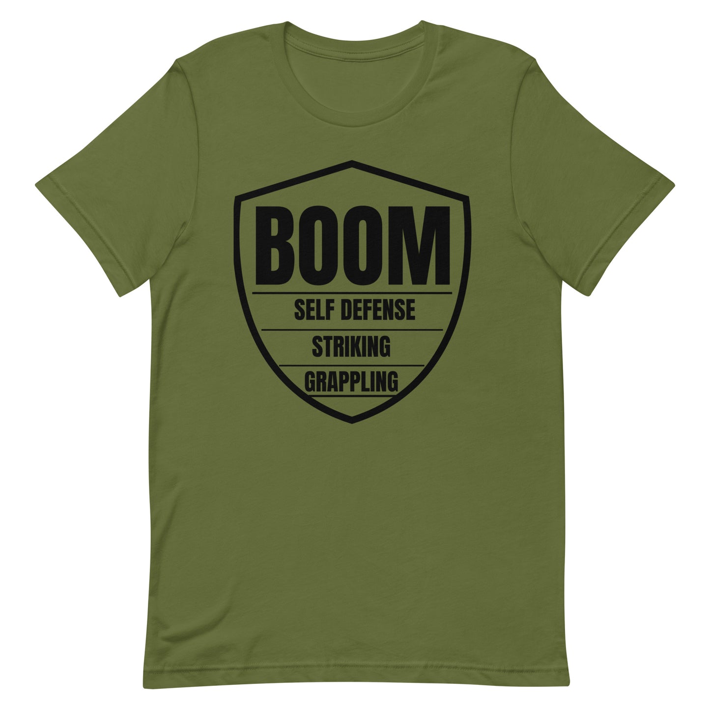 Black Belt Boom Shield Unisex t-shirt