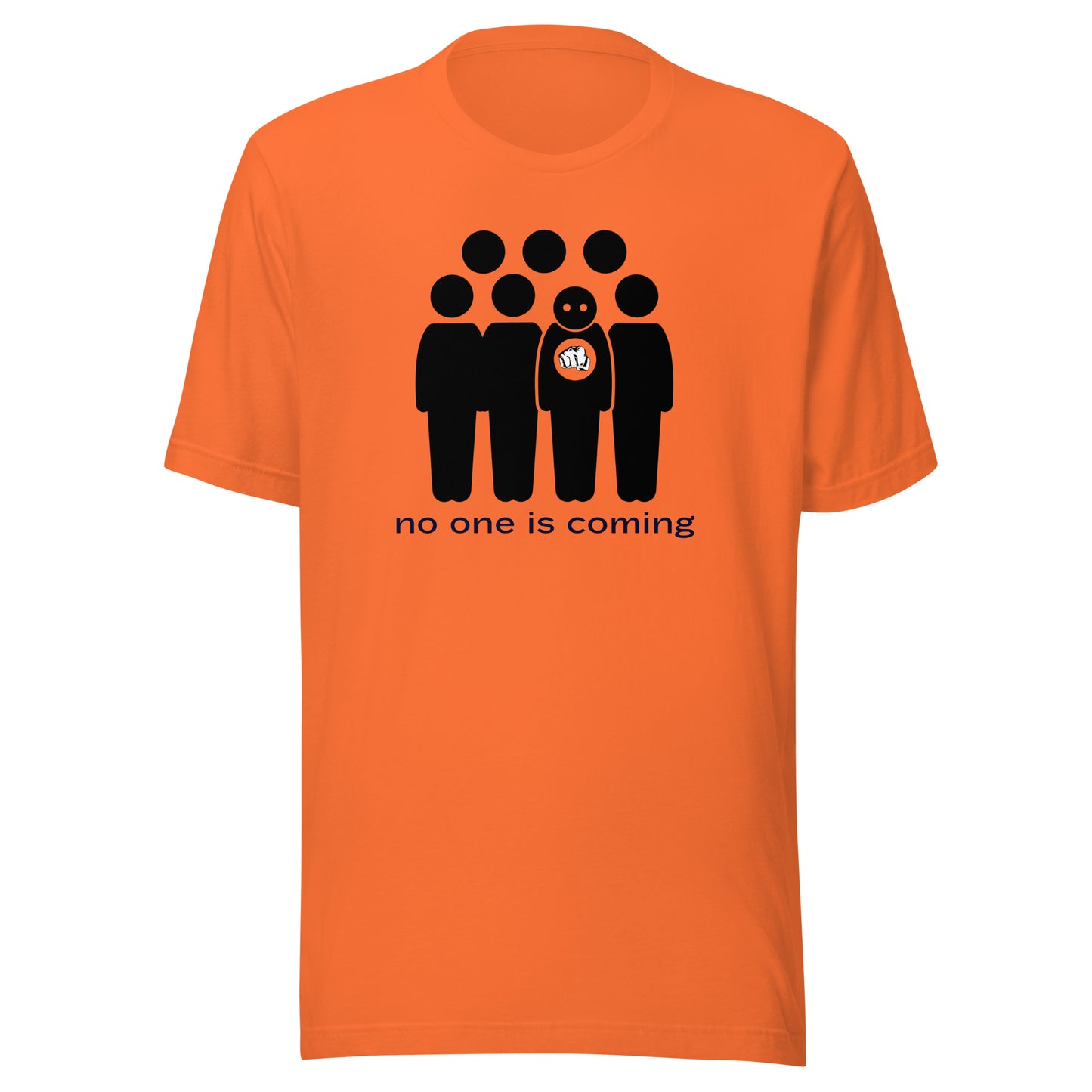 No One is Coming Stick Figures Unisex t-shirt